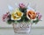 1970s Nuova Capodimonte Grand Porcelain Centerpiece With Doves & Roses For Sale - Image 16 of 17
