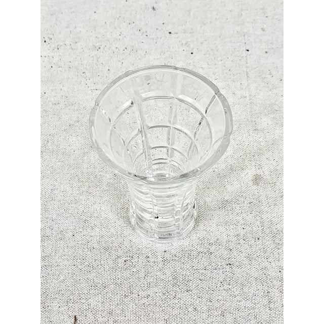 Vintage Cut Glass Small Vase Chairish
