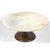 Mid-Century Coffee Table in Walnut and Travertine For Sale - Image 4 of 7