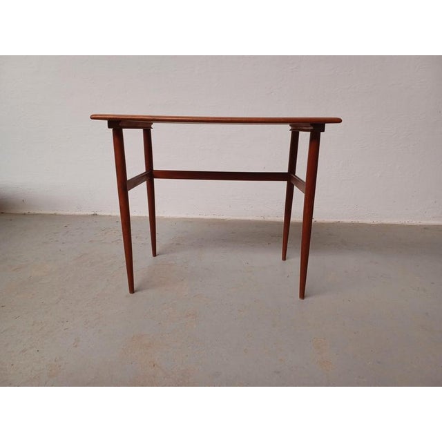 Fully Restored Danish Teak Side Table, 1960s For Sale - Image 3 of 13