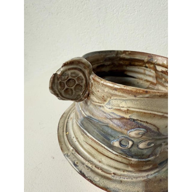 Ceramic Bowl with Handles Yvon Gauchot, 1960s For Sale - Image 17 of 18