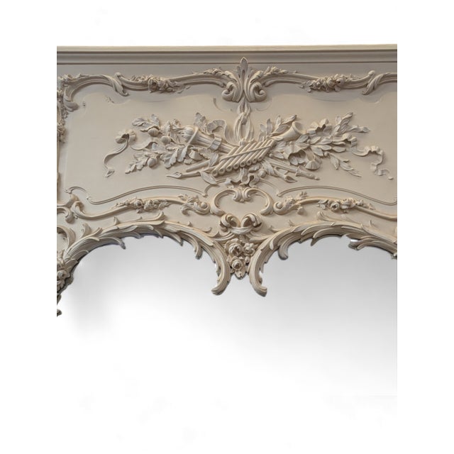 French Early 20th Century Large Scale Trumeau Mirror For Sale - Image 3 of 7