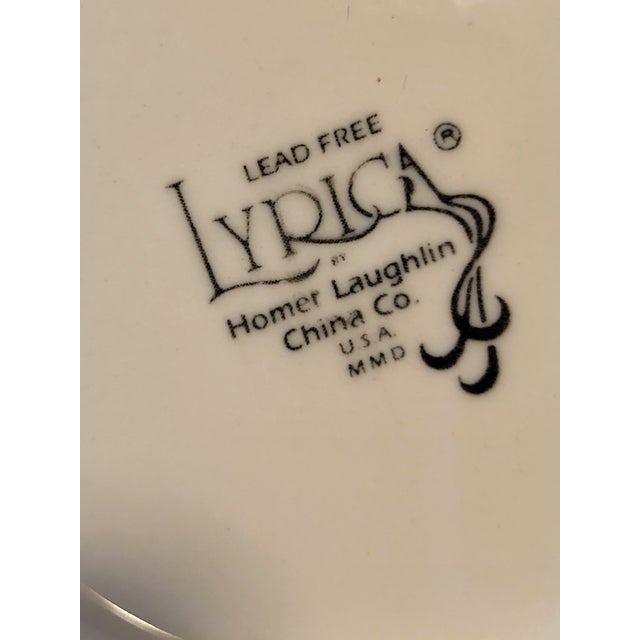 Ceramic Mid 20th Century Homer and Laughlin Ironstone Saucers - Set of 4 For Sale - Image 7 of 9