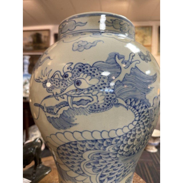 1970s Large Dragon Vase, South Korea, 1970s For Sale - Image 5 of 10