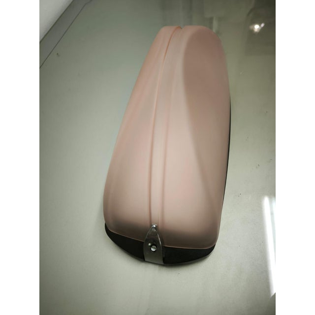 Black Pink Wall Light from F. Fabbian, 1980s For Sale - Image 8 of 10