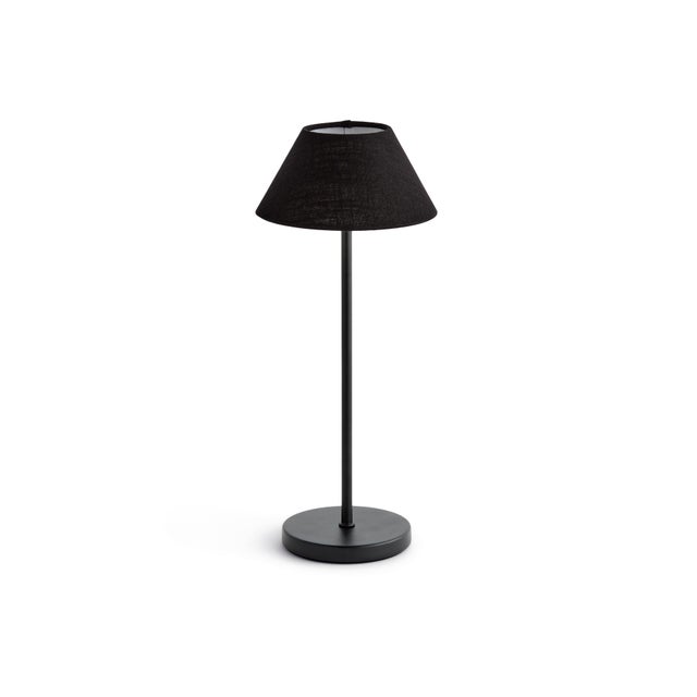 Black Alluna Cordless Led Lamp 14" - Black For Sale - Image 8 of 8