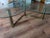 1970s Leon Rosen Pace Style Mid Century Brass and Glass Two Tier Coffee Table For Sale In Rochester - Image 6 of 8