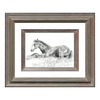 1980s A Rude Awakening Impressionist Drawing, Bill Anton For Sale