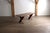 A refined walnut dining table model tl58 by italian designer marco zanuso, produced during the 1960s. the table is...