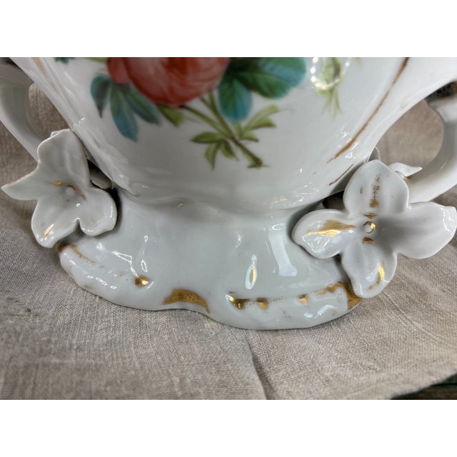 Ceramic Large Antique Slip Groom Vase For Sale - Image 7 of 12