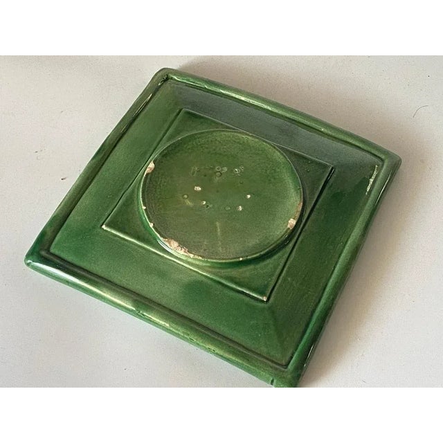 This is a ceramic dish or Vide poche, representing a Sea Horse. It has been done in France, circa 1960. Vallauris. White...