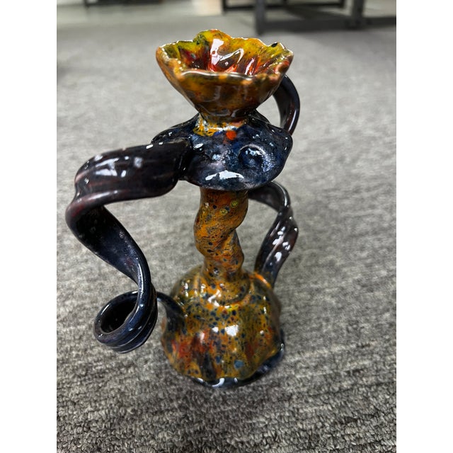 Lakeside Michigan artist Floyd Gompf pays tribute George Ohr with these one of a kind small sculptures. They become very...