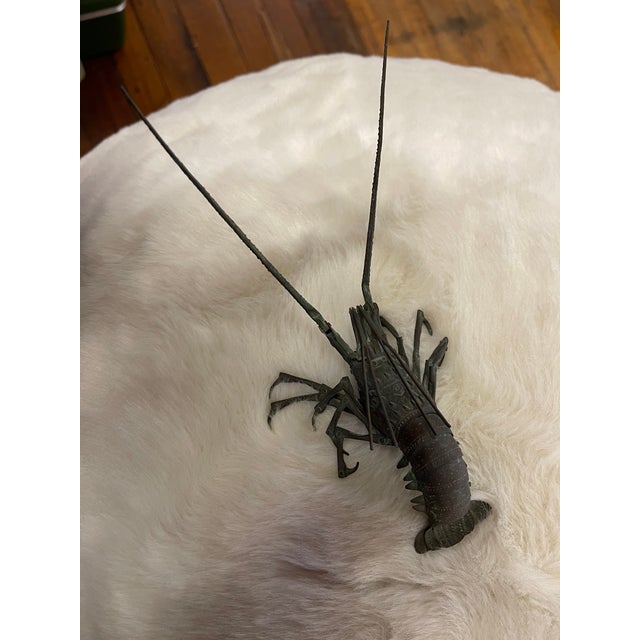 Rare Japanese Articulating Copper Lobster For Sale - Image 4 of 5
