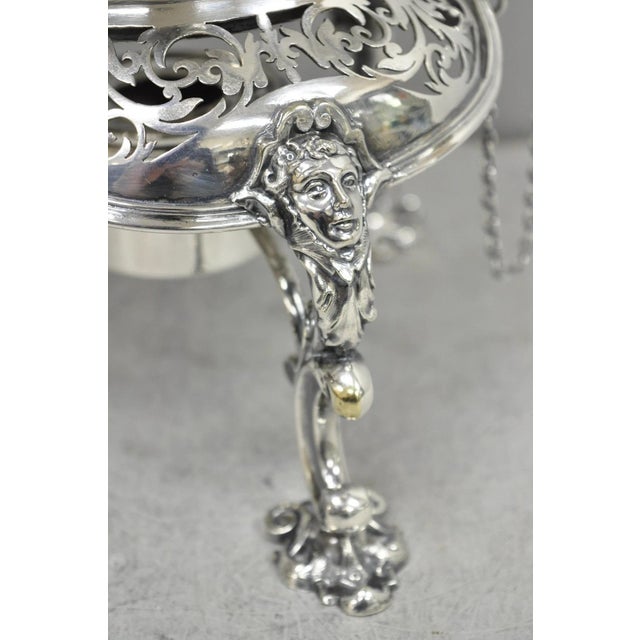 Late 19th Century Hawksworth Eyre & Co Victorian Silver Plated "Pineapple" Figural Tipping Tea Pot For Sale In Philadelphia - Image 6 of 18