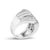 Haus of Brilliance 14K White Gold 2.0 Cttw Diamond Channel Set Bypass Ring, Size 7 For Sale - Image 4 of 6