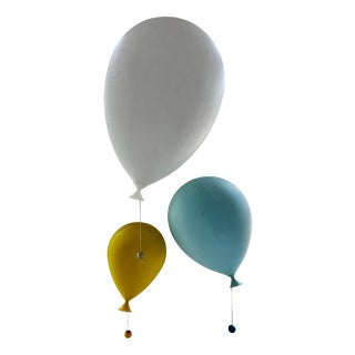 Balloon Wall Lights by Yves Christin for Bilumen, Italy, 1980s, Set of 3 For Sale