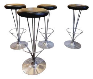Scandinavian Danish Modern Bar Stool attributed to Piet Hein for Fritz Hansen, 1999