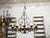 Mid 20th Century Mid Century Modern French Steel 12-Light Chandelier with Scrolls and Dark Patina For Sale - Image 10 of 12