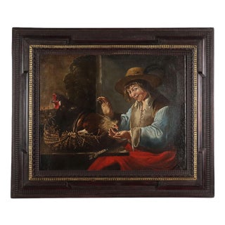 Giacomo Francesco Cipper, Figurative Composition, Oil Painting on Canvas For Sale