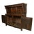 Antique Early 18th Century Welsh English Deuddarn Carved Oak Court Cupboard 1737 For Sale - Image 12 of 16