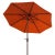 Contemporary Outdoor UV Resistant Ortega 9 ft Auto Tilt Crank Umbrella - Orange For Sale - Image 3 of 5