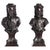 Antique Columns in Chestnut Wood with Carvings, 1800s, Set of 2 For Sale - Image 14 of 14