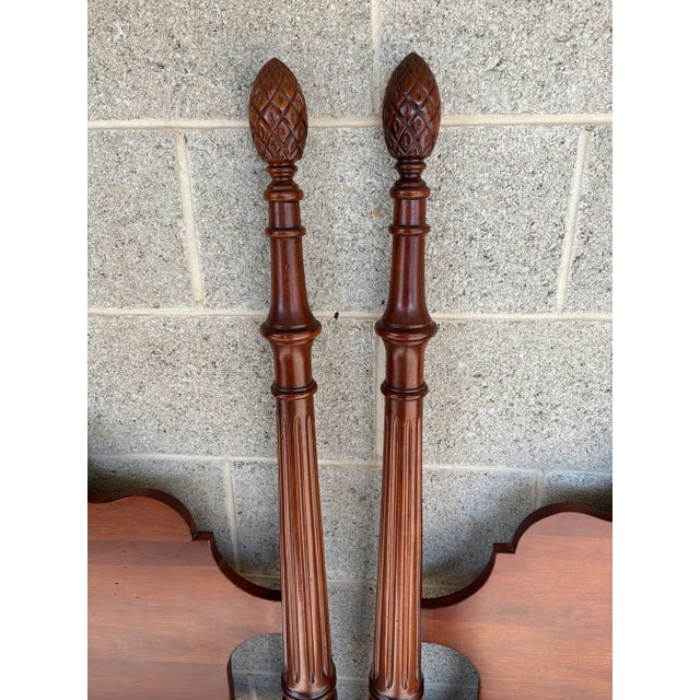 Statton New Market Finish New England Style Cherry Twin Headboards - A Pair For Sale In Philadelphia - Image 6 of 16