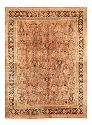 Salmon Color Vintage Persian Mahal 10'8'' X 13'8''