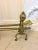 Metal Antique Victorian Brass Fire Irons and Dog, 1860 For Sale - Image 7 of 13