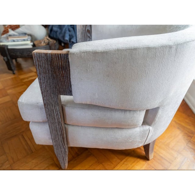 Weiman Weiman Kelsey Grand Modern Barrel Club Chair For Sale - Image 4 of 11
