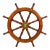 Vintage Large Nautical Ten-Spoke Ship’s Steering Wheel For Sale