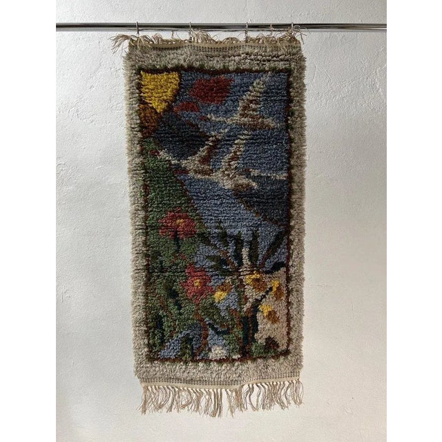 Novelty High Pile Rug, Sweden, 1960s For Sale - Image 5 of 5