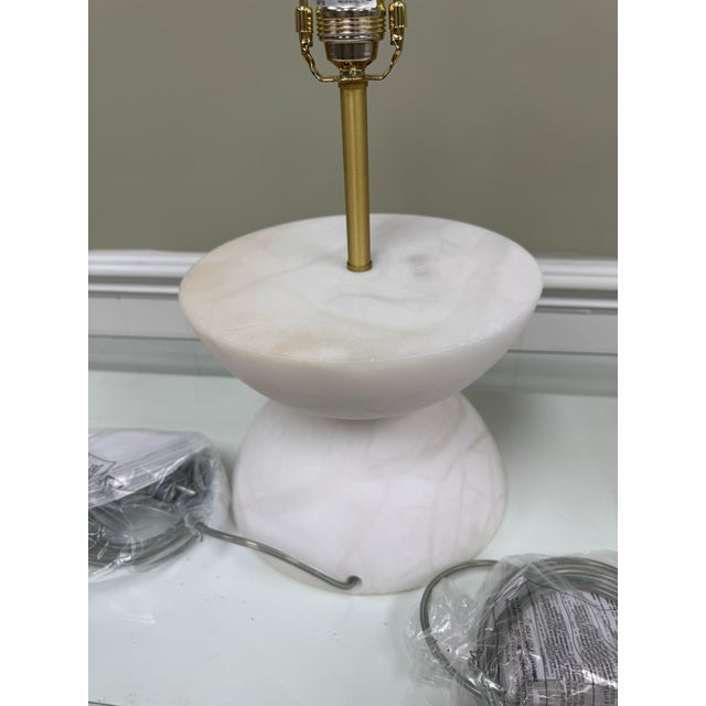 Gemstone Jean Louis Deniot Obsidian Table Lamps by Baker Furniture - Set of 2 For Sale - Image 7 of 9