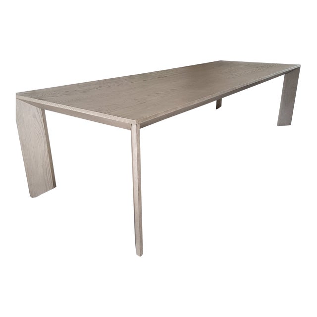 Arles Grey Oak Dining Table Restoration Hardware Chairish
