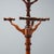 Walnut-Stained Lime Wood Coat Rack, Italy, Late 19th Century For Sale - Image 4 of 7