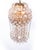 Magnificent cascading chandelier by kurt faustig with swarovski crystal elements mounted on a gilded brass structure. A...