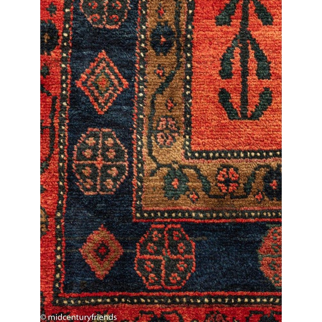 Black Middle Eastern Rug, 1950s For Sale - Image 8 of 14