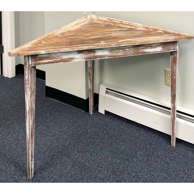 Early 20th Century Unique Gustavian Corner Table For Sale - Image 5 of 7
