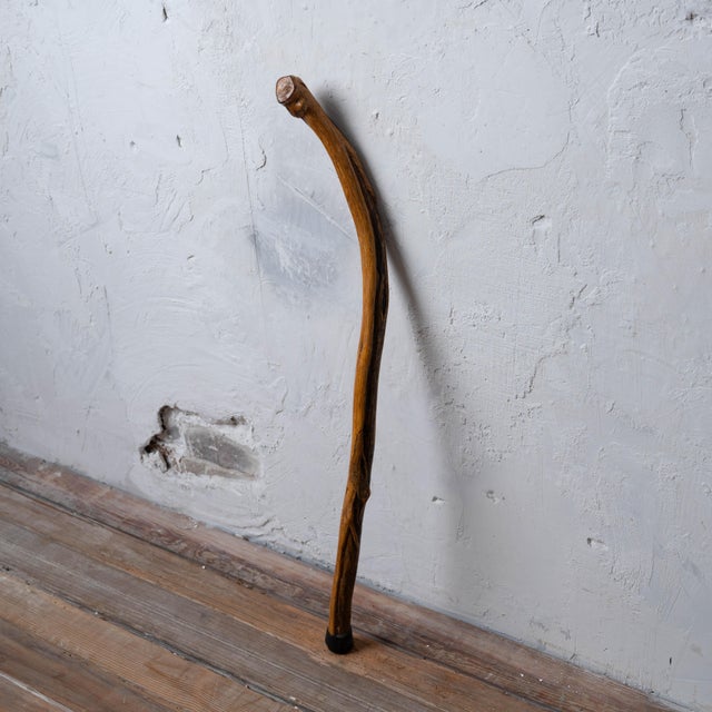 Brown Vernon Edwards Walking Stick, 1980s For Sale - Image 8 of 18