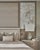 A refined hand painted silver foil wallpaper featuring delicate flowers, graceful branches, and an elegant bird motif. The...