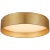 Modern Visual Comfort Signature Shaw Medium Flush in Gild with White Glass For Sale - Image 3 of 3
