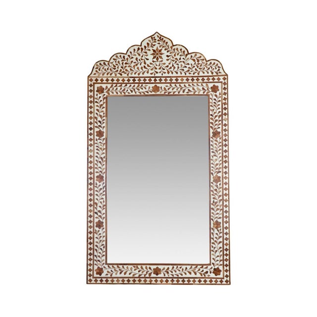 Our Sahara Wood Inlay & Resin Mirror is a stunning showcase of Moroccan artistry. Handcrafted with meticulous detail, its...