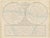 Antique Celestial Star Map of Northern and Southern Hemispheres, 1860 For Sale