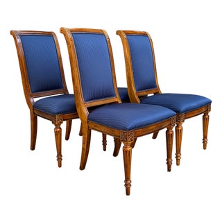 Vintage Ethan Allen Adison French Neoclassical Dining Chairs - Set of 4 For Sale