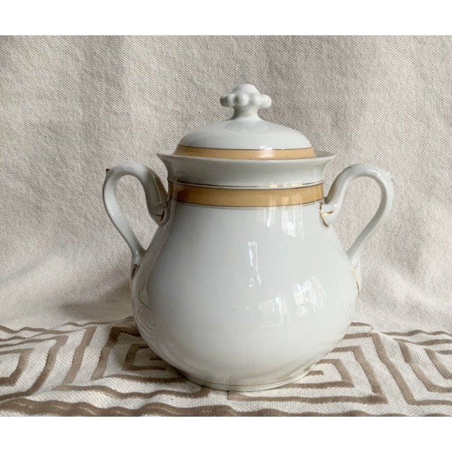 Late 19th Century Late 19th Century French Porcelain Covered Urn For Sale - Image 5 of 12