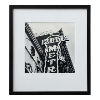 "Majestic Metro" Contemporary Black and White Texas Photograph For Sale