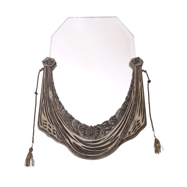 Art Deco Wall Mirror, 1960 For Sale - Image 4 of 4