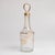 French Antique French Louis XVI Gilded Crystal Decanter With Heart Stopper For Sale - Image 3 of 14