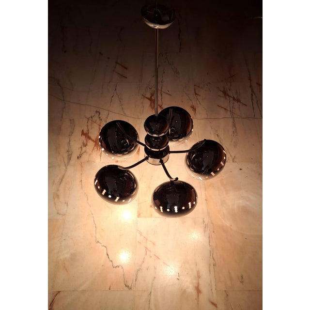 Space Age Ceiling Lamp, 1960 For Sale - Image 4 of 14