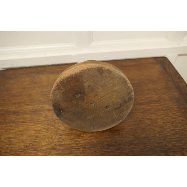 Belgian Pine Childs Hat Block, Milliners Form, 1890s For Sale - Image 4 of 7